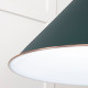 White Gloss Hockley Pendant in Dingle