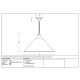 Hammered Nickel Hockley Pendant in Heath