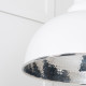 Hammered Nickel Harborne Pendant in Flock