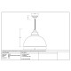 Hammered Nickel Harborne Pendant in Heath