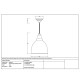 Smooth Copper Brindley Pendant in Tump