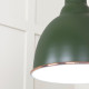 White Gloss Brindley Pendant in Heath