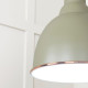 White Gloss Brindley Pendant in Tump