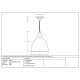 White Gloss Brindley Pendant in Tump