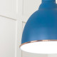 White Gloss Brindley Pendant in Upstream