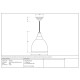Smooth Copper Brindley Pendant in Birch