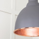Smooth Copper Brindley Pendant in Bluff