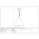 Smooth Copper Brindley Pendant in Bluff