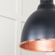 Smooth Copper Brindley Pendant in Elan Black