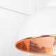 Hammered Copper Harborne Pendant in Flock