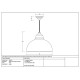 White Gloss Harborne Pendant in Tump
