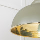Hammered Brass Harborne Pendant in Tump