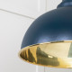 Smooth Brass Harborne Pendant in Dusk