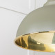 Smooth Brass Harborne Pendant in Tump