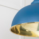 Smooth Brass Harborne Pendant in Upstream