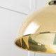 Smooth Brass Harborne Pendant