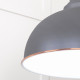 White Gloss Harborne Pendant in Bluff
