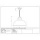 White Gloss Harborne Pendant in Bluff