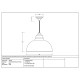 Smooth Nickel Harborne Pendant in Birch