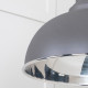 Smooth Nickel Harborne Pendant in Bluff