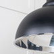 Smooth Nickel Harborne Pendant in Elan Black