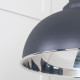 Smooth Nickel Harborne Pendant in Slate