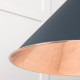 Smooth Copper Hockley Pendant in Soot