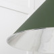 Smooth Nickel Hockley Pendant in Heath
