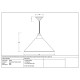 Smooth Nickel Hockley Pendant in Heath