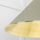 Hammered Brass Hockley Pendant in Tump