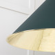Smooth Brass Hockley Pendant in Dingle