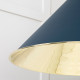 Smooth Brass Hockley Pendant in Dusk