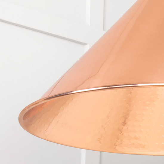 Hammered Copper Hockley Pendant