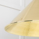 Hammered Brass Hockley Pendant