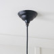 Smooth Copper Hockley Pendant in Elan Black