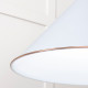 White Gloss Hockley Pendant in Birch
