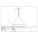 White Gloss Hockley Pendant in Birch