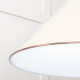 White Gloss Hockley Pendant in Teasel