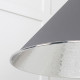Hammered Nickel Hockley Pendant in Bluff