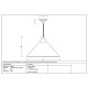 Smooth Nickel Hockley Pendant in Bluff