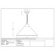 Smooth Nickel Hockley Pendant in Elan Black