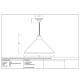 Smooth Nickel Hockley Pendant in Slate