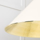 Hammered Brass Hockley Pendant in Teasel