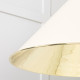Smooth Brass Hockley Pendant in Teasel
