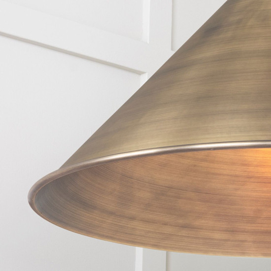 Aged Brass Hockley Pendant