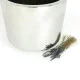 Polished Marine SS (316) 28cm Newlyn Pot (Drainage holes)