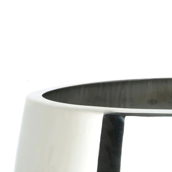 Polished Marine SS (316) 28cm Hepworth Pot (Drainage holes)