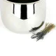 Polished Marine SS (316) 28cm Hepworth Pot (Drainage holes)