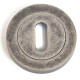 Round Escutcheon - Distressed Silver Finish