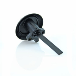 Kirkpatrick 5142 Front Door Rim Cylinder Lock - Black